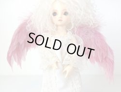 画像1: 鳥の羽根のハネ　濃ピンク　SS